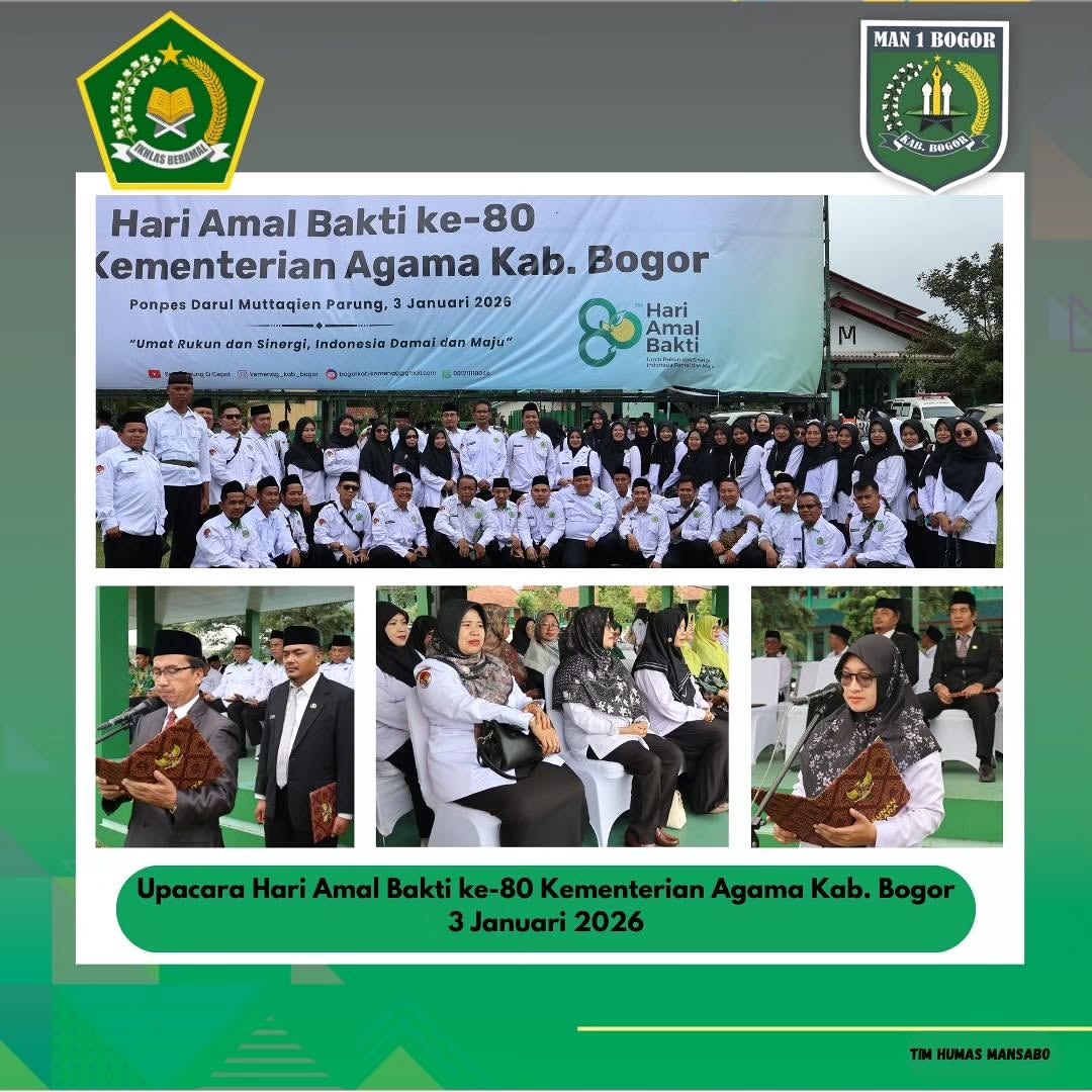 MAN 1 Bogor Tunjukkan Peran Aktif dalam Gebyar HAB ke-80 Kementerian Agama