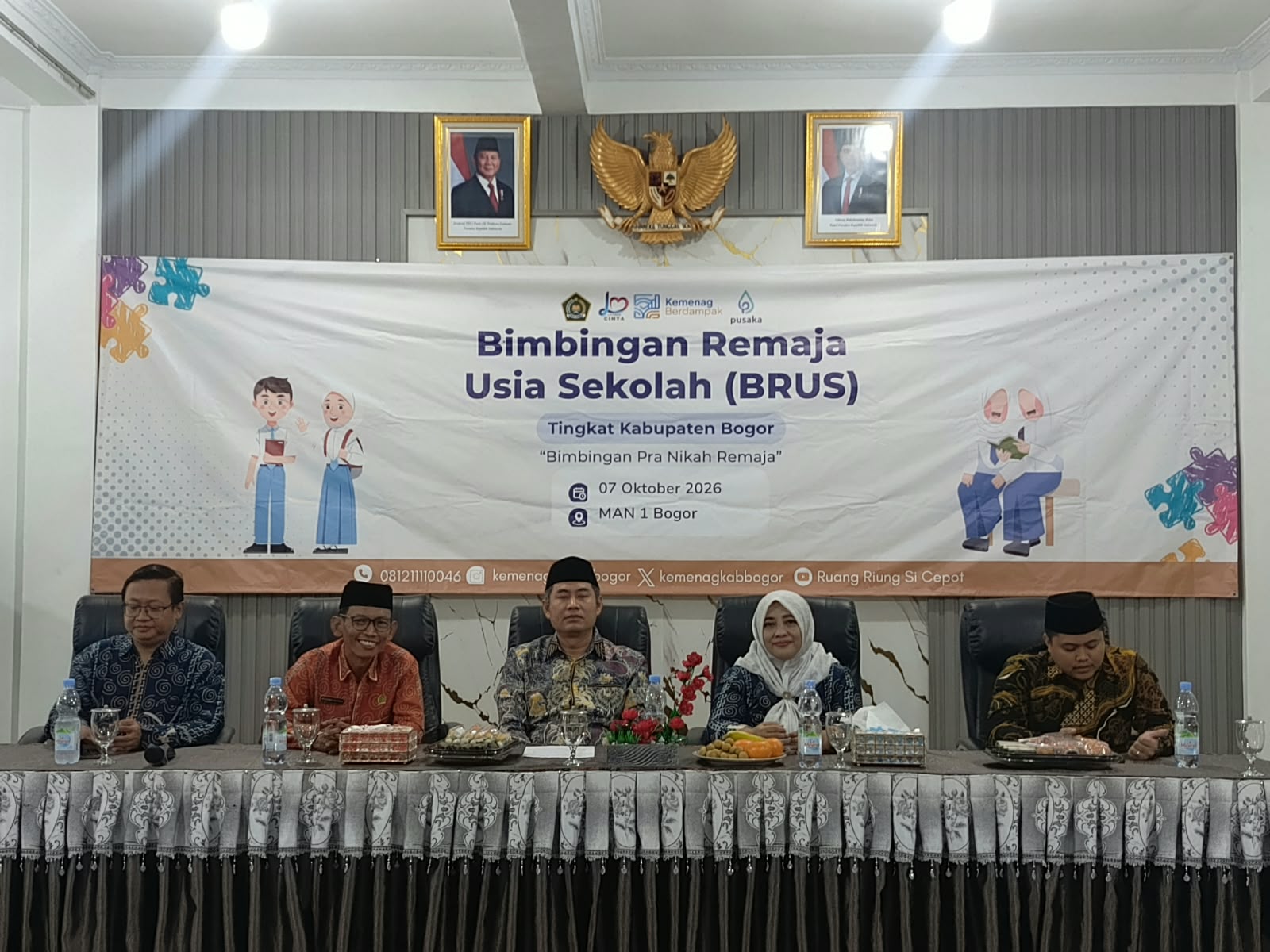 333 Murid MAN 1 Bogor Antusias Ikuti BRUS dari Urais dan Binsyar Kemenag Kabupaten Bogor