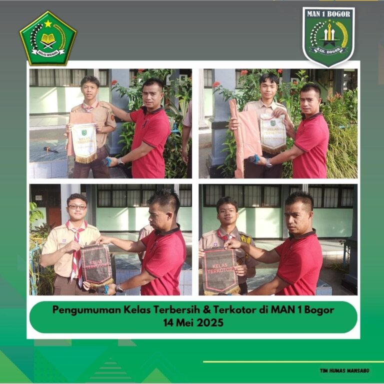 PENGUATAN PROGRAM 9 K, MANSABO APRESIASI KELAS TERBERSIH