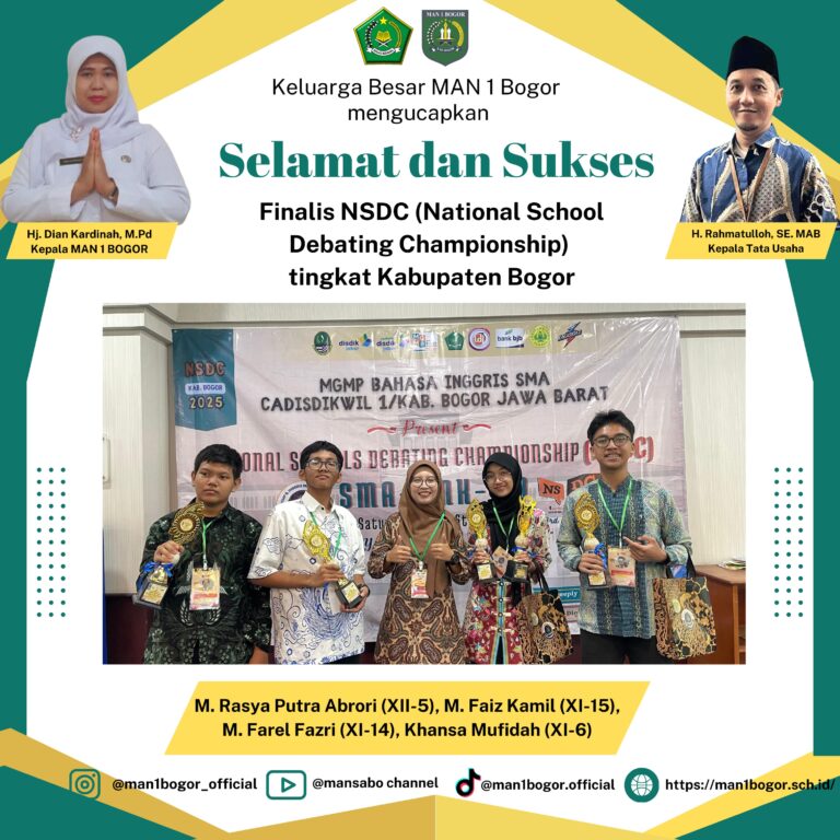 MANSABO FINALIS LOMBA DEBAT BAHASA INGGRIS TINGKAT KABUPATEN BOGOR