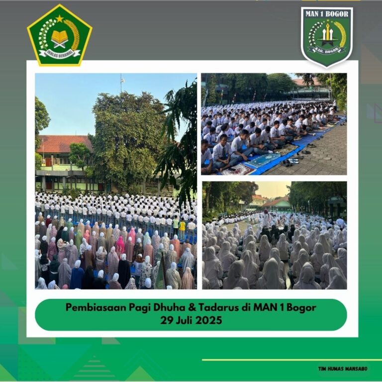 ISTIQOMAH DUHA BERSAMA, MANSABO KUATKAN KARAKTER RELIGIUS DAN DISIPLIN SISWA