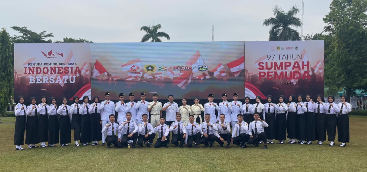 Raffi Ahmad Nasution, Siswa MAN 1 Bogor Jadi Pasukan Pengibar Bendera di Upacara Sumpah Pemuda Kabupaten Bogor
