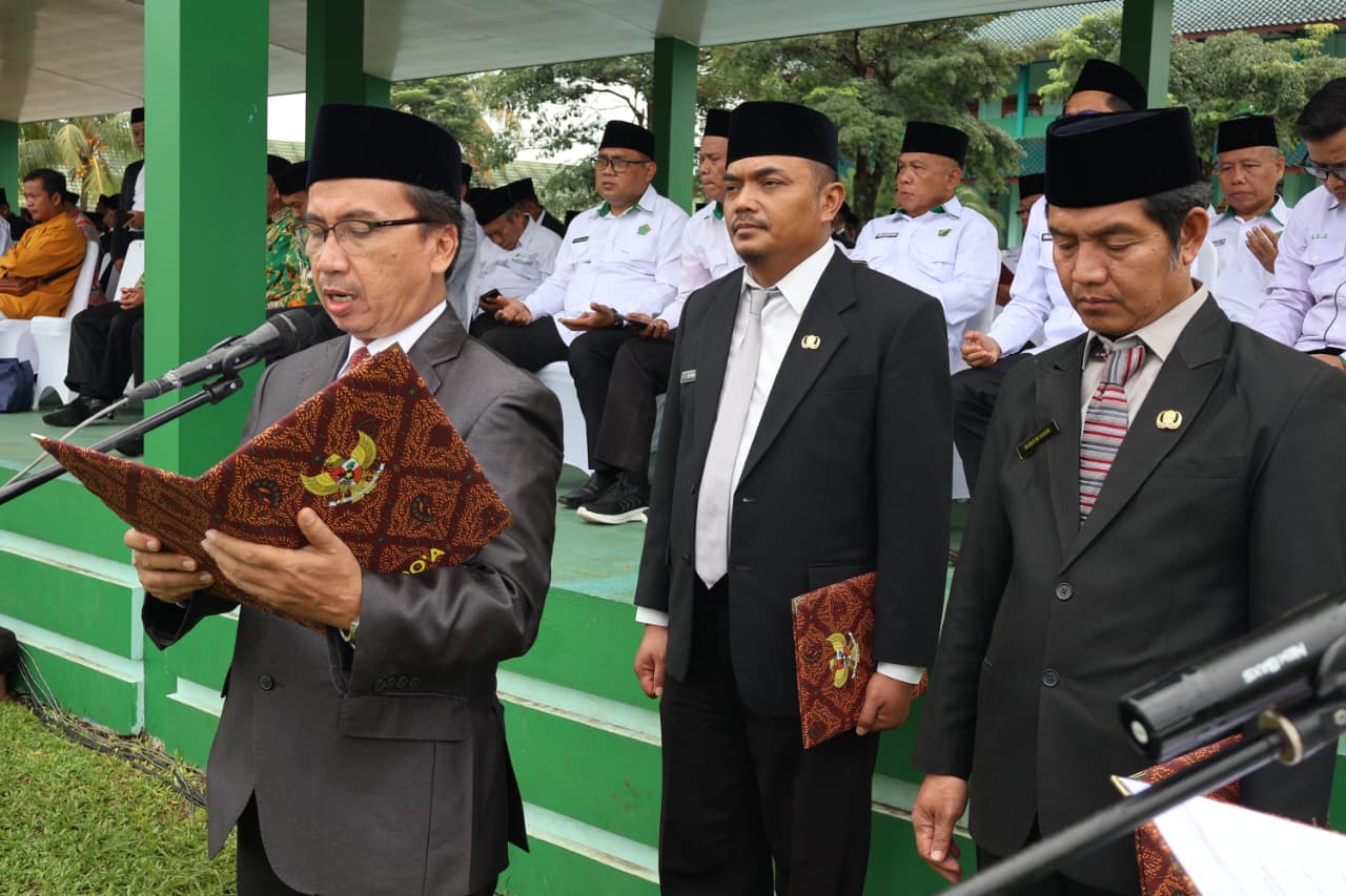 Momen Khidmat, Guru MAN 1 Bogor Pimpin Doa Penutup HAB ke-80 Kemenag